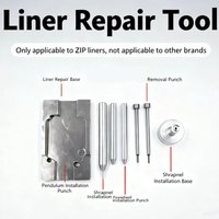 CNC Base for Zippo/Zorro Repair Lighter Replace parts Maintenance Disassembly Assembly Flint wheel Rivet Curling Punch Spring