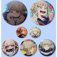 1pc Cartoon Character Himiko Toga Badges 25 32 44 58 75 Mm Round Cosplay Pin Bag Decor Fans Collect Friends Gift Brooch Souvenir