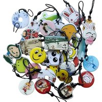 1Pcs EM4305 T5577 Rewritable Writable Rewrite EM ID Keyfobs RFID Tag Key Ring Card 125KHZ Key Fob Token Ring Access Control