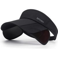AliExpress NONE Women's hats with a pull-out brim, summer sun visor, a retractable brim for face protection, a Korean-style large-brim cycling