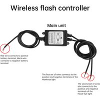 12V 120W 16 Lighting Modes Flash Controller RF Remote Control Module LED DRL Flash Controller System for Car Motorcycle