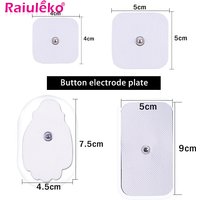 10P Electrode Pads For Tens Acupuncture Physiotherapy Machine Ems Nerve Muscle Stimulator Slimming Massager Patch Self Adhesive