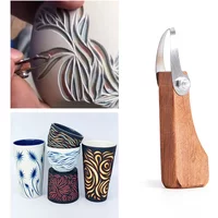 Pottery Ceramic Tool Trimming Knife Single Head Ring Scraper DIY Clay Sculpture Carving Texture Scraping Forming Tool