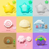 Cute Silicone Case for Redmi Buds 8 Pro 6Pro 8 Lite 6Lite Luminous Stars Jiaozi Snow House Protective Cover Anti Scratch Funda