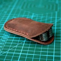 Custom Hand Made 10 Sizes Genuine Cowhide Scabbard Sheath For Swiss Army Knives Leatherman Pliers Tools Folding Knife Cover