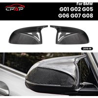Osłony lusterek wstecznych z prawdziwego włókna węglowego do BMW X3 G01 X4 G02 X5 G05 X6 G06 X7 G07 iX3 G08 BEV M Style 2019-IN