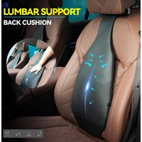 Universal Air Motion Car Chair Body Mat Seat Back Cover Lumbar Cushion Waist Coccyx Pain Relief Lumbar Support Pad Adjustable