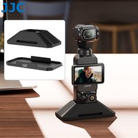 JJC Anti-slip Desktop Base For DJI Osmo Pocket 4 3 Acessories Large Silicone Fixed Stand Base Extension Table Mount