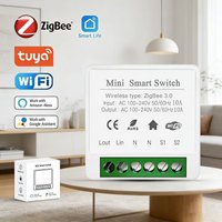 Tuya 16A WiFi Zigbee Smart Light Switch Module 2-Way Control DIY Breaker Voice Remote Control Timer Works With Alexa Google