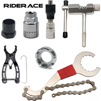 Bicycle Repair Tool Kits Flywheel Removal Bike Bottom Bracket Remover Chain Breaker Extractor Cutter Multitool Maintenance Set