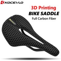 KOCEVLO 3D Printed Carbon Bicycle Saddle for XC Road Gravel MTB Off-Road Bike Cycling Parts 235x140MM