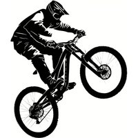 AliExpress NONE 12x14cm Boy Riding a Bike Car Stickers Funny Waterproof Vinyl Decal Exterior Decorative Accessories, Used for Car, Motorcycle