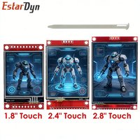 Estardyn 1.8/2.4/2.8 Inch TFT Touch Display Module 240x320, ILI9341/ST7789 SPI Screen for Arduino