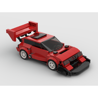 MOC Pikes Peak Rally Off Road SUV Building Block Model 267Pcs DIY Assemble Vehicle Bricks Toy Collectible Gift For Adult