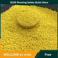 2028 2027 MJ3 Airsoft Paintball Toy Gun Refill Ammo 7-8mm Soft Rubber Round Ball Bullets