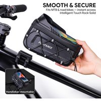 PLATANIX EVA Hard Shell Bike Bag with Elastic Cord Extra Storage Phone Holder