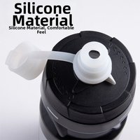 1Pc Silicone Water Bottle Dust Cover For Mountain Bike Sealing Cap With Comfortable Bite White Outdoor Accessories