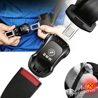 Car Seat Belt Extension Buckle Alloy Car Seat Belt Extender For BMW 50th Anniversary E60 E93 G01 E87 G20 Auto Accessory Sticker