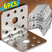 L-Shaped Corner Bracket Heavy Duty Stainless Steel Layer Board Fixed Connector Right Angle Shelf Joint Fasteners Hardware Kits