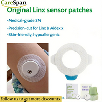 Original Linx sensor Patches CGM stickers Hypoallergenic Medical Grade adhesive tape fix Aidex X Linx 5P Ottai sensor Protector