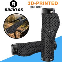 BUCKLOS Bicycle Grip 3D Printed Bike Handlebar Cover Ergonomics Lock on MTB Cuffs Comfortable Mtb Bike Handle Grips