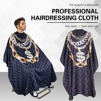 Professionelle Friseurschürze, wasserdicht, Friseurkleid, Schnappverschluss, Friseur-Haarschnitt-Tuch, antistatische Friseurumhänge