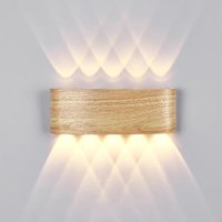 Modern Creative Courtyard IPH54 Outdoor Waterproof Wall Lamp Indoor Home Decoration ABS Staircase Corridor Small LED Wall Light