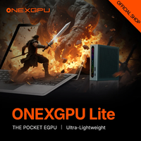 OneXGPU Lite Portable eGPU Dock with game console Plug & Play via OCuLink/USB4 Perfect for AAA