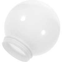 Spherical Lampshade White Acrylic Globe Light Cover Outdoor Wall Post Replacement Porch Shade Lamp Shades for Bedroom Living