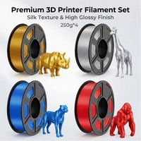 Silk Gold PLA 3D Printer Filament 1.75mm Dimensional Accuracy +/-0.03mm Gloss Shiny Silk PLA 3D Printing Filament Spool