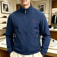 2026 neue High-End-Markenjacke für Damen und Herren mit langen Ärmeln und Reißverschluss, Herbstmode, exquisite Stickerei, wasserdicht, strapazierfähig.