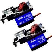 QX Waterproof Servo High Torque Mechanical Arm Device Servo 20kg 25KG 30KG 35KG for RC Multimotor Model Accessories