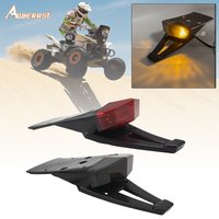 Motorcycle Rear Fender Stop Signal Taillight Rear tailgate License Plate For KTM Honda Sur Ron Enduro Dirt Bike Accessories