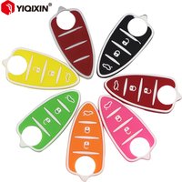 YIQIXIN Silicone Rubber Car Key Pad For Alfa Romeo Giulietta 159 GTO GTA Mito Brera 3 Button Repair Key Rubber Pad