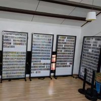 custom.Custom Graded Playing Card Display Metal Wall Mounted Display Showcase Sports Card Retail Shop With LED Light