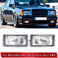 Magickit Für Mercedes-Benz W124 AMG Gen1 1985 1986 1987-1995 Ein Paar Nebelscheinwerfer-Baugruppen für die Frontstoßstange LED-Autolicht-Signallampe