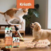 Dogs Cats Dewormer Drops Natural Deworming Supplement Intestinal Parasite Control Protect Repel Dual Effect Pet Dewormer Liquid