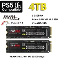 Original Neue 1080PRO M.2 NVMe PCIe4.0 SSD NGFF Interne Solid-State-Drive für PS5 Gaming Desktop Laptop PC