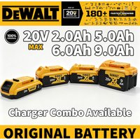 DeWALT XR 100% Original Battery 18V/20V/60V 2Ah 5Ah 6Ah 9Ah DCB200 DCB202 DCB205 DCB206 DCB209 DCB609 Power Tool with Charger image 4