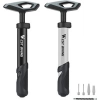 AliExpress West Biking WEST BIKING Portable Manual Air Pump With Extension Hose For Balloon Basketball Football Swimming Multiple Multiple Air Needles