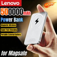 Lenovo Magnetic Power Bank 500000mAh Wireless Charger Super Fast Charging for Magsafe External Battery For iPhone 17/16/15/14 image 4