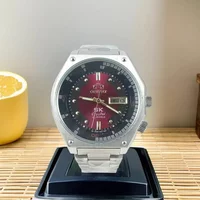DFDG Oriental Sport Casual Automatic Japanese Mechanical Wrist Watch Unisex Full Function World Time Rotating Dial