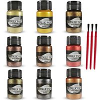 6/9 Colors Pigment Powder Mica Powder for Epoxy Resin, Art Slime Neon Resin Color Pigment Nail Powder for Soap Making DIY Crafts