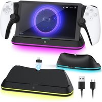 for PlayStation Portal Consoles Charging Stand with RGB Indicator Light Fast Charging Dock for PS Portal Gaming Accessories