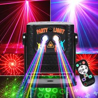 Party lights, DJ disco lights, mini 60-pattern strobe projector, portable projector lamp, decorative atmosphere lamp