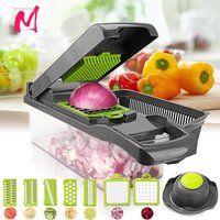 8 In 1 Multi-Functional Vegetable Cutter Household Potato Slicer Kitchen Radish Grater Slicer Kitchen Home Fruit Vegetable Tool