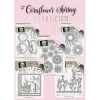 Circles Border Metal Cornflower Spring Dottie Wheel Cutting Die Silicone Stamp Scrapbooking Stencil Photo Album Card DIY Paper