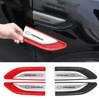 Car Side Door Blade Stickers Fender Side Blade Badge Decoration Sticker For Chevrolet Colorado Cruze Spark Captiva Malibu Trax