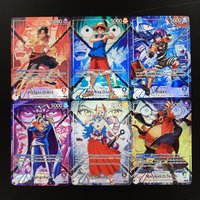 One Piece TCG OPCG English Leader card OP16 Leader Card Set Luffy Ace Buggy Yamato Teach Sengok Textured Foil Card