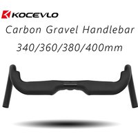 Guidon de vélo de route KOCEVLO en carbone, courbé, avec câbles internes, 340/360/380/400/420mm